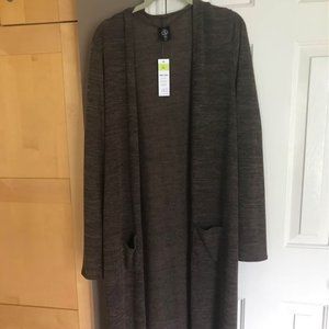 Agnes & Dora Brown Duster Cardigan - XXL-